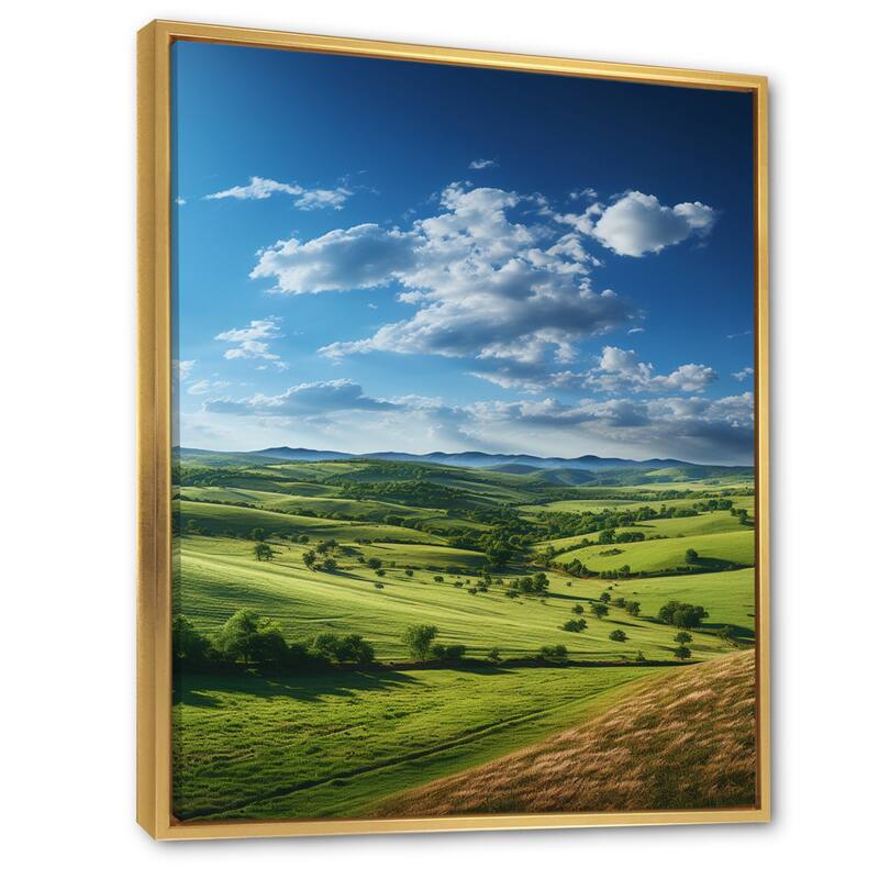 Designart "Kentucky Landscape Field" Kentucky Framed Wall Art Prints Bed Bath & Beyond 38983907